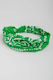 Cotton Bandana Lakhouri Elastic Back 815 Rima Green Hair Headband