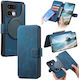 Caseneo Realme 16 Pro 5g Θήκη Retro Leather Πορτοφόλι Blue