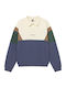 Polo Long Sleeve Blouse Ivory Brown Green Blue