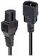 Lindy IEC C14 - IEC C15 Netzkabel 3m Schwarz