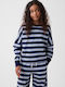 Kids Long-Sleeved Navy Top