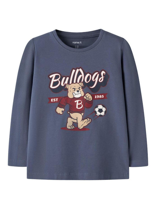 Name It Παιδική Μπλούζα Μακρυμάνικη Ραφ Bulldogs