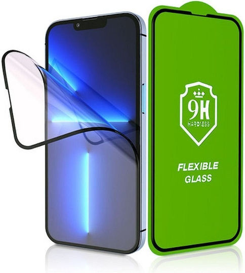 Bestsuit Sticlă Hibridă Flexibilă 5D Apple iPhone 17 Pro 18 Pro Negru