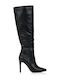 Damenstiefel mit Hochabsatz Schwarz