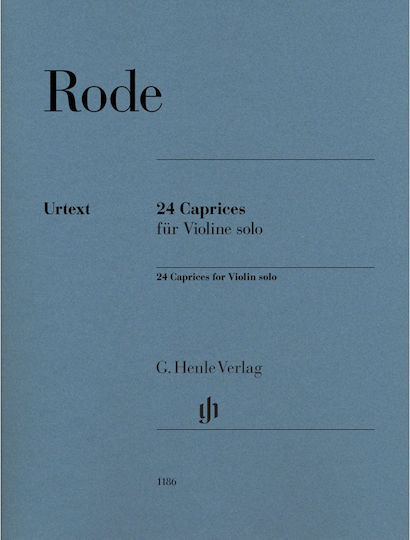 G Henle Verlag Pierre Rode 24 Caprices Violin Solo