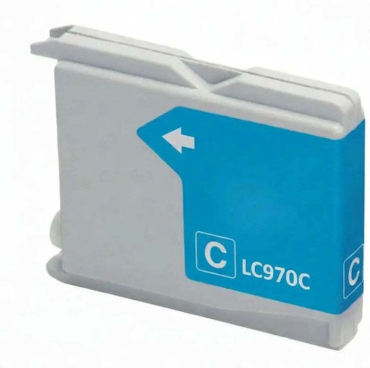 Cerneală Compatibilă Pentru Imprimantă InkJet Brother Lc-970 C Cyan 1 Bucată