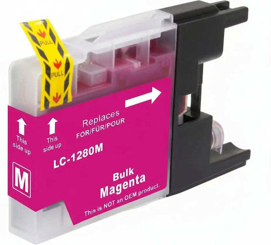 Cerneală Compatibilă Pentru Imprimantă InkJet Brother Lc-1280 M Magenta 1 Bucată