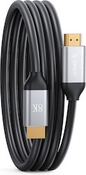 Orico HDMI 2.1 HDMI male - HDMI male 5m Μαύρο