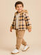 Kids Set with Pants 3 Pieces Beige
