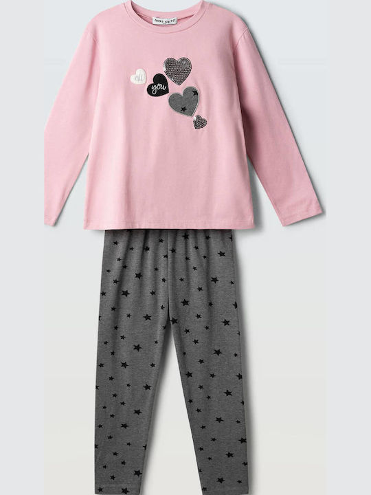 Kids Set with Leggings Winter 2 Pieces Pink