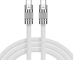 Leewello USB-C male - USB-C 1.2m (783087-White) Leewello USB-C male - USB-C 1.2m (783087-White)