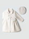 Kids Short Coat Ecru