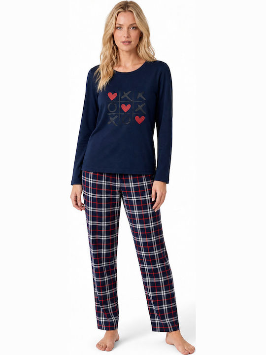 Comfort Summer Women's Pyjamas Set Blue