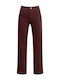 Celestino Damen Jeans Hosen Baumwolle Lose Passform Burgundisch