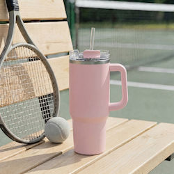 5Five Thermos Bottle Stainless Steel 600ml Pink...