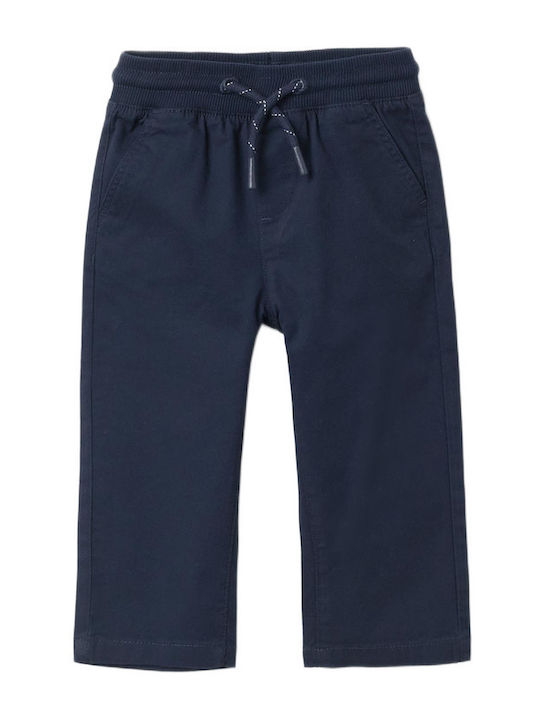 Pantaloni chino albastru marin pentru bebeluși