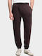 Essential Herren-Sweatpants mit Gummibund Burgundisch