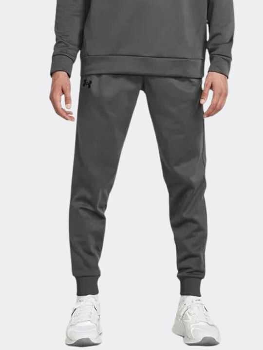 Under Armour Παντελόνι Φόρμας Γυαλιστερό Μαύρο