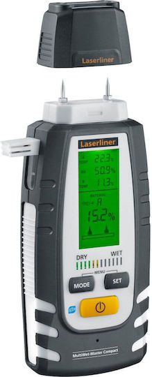 Laserliner LL-082.390A Ψηφιακός Μετρητής Υγρασίας Περιβάλλοντος / Ξύλου / Δομικών Υλικών