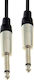 Cable 6.3mm male - 6.3mm male 1.5m 5τμχ 01.037.0333