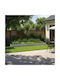 vidaXL Ghiveci De Flori Metalic Argintiu 400x40x24cm