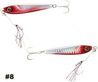 Hayabusa Jack Eye Artificial Bait Slider 30g Bloodshed Silver