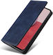 Book Piele Artificială Albastru Marin Redmi 14C / Poco C75 Realme C75