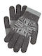 Grau Wolle Handschuhe