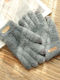 Grau Damen Handschuhe