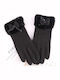 Schwarze Damen-Handschuhe