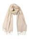 Pashmina Women's Silk Shawl Beige
