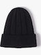 Beanie Unisex Strickmütze in Schwarz