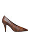 Leather Heels Brown