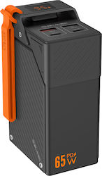 Blavec BJ-50 Tytan Power Bank 30000mAh 65W mit 2 USB-A Ausgangsanschlüsse und 2 USB-C Ausgangsanschlüsse Schwarz Blavec BJ-50 Tytan Power Bank 30000mAh 65W mit 2 USB-A Ausgangsanschlüsse und 2 USB-C Ausgangsanschlüsse Schwarz