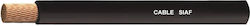 Silicone Fireproof Cable Siaf 1x0.5mm² Black Sg...