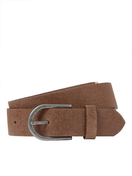 Jack & Jones Herren Gürtel Leder Braun