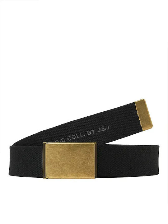 Men's Belt Webbing Black