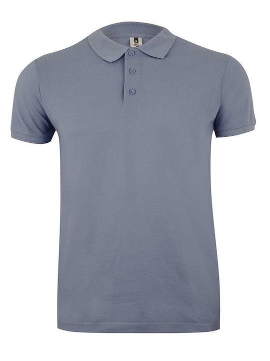 Velilla Tricou Polo Promoțional pentru Bărbați, Albastru Deschis