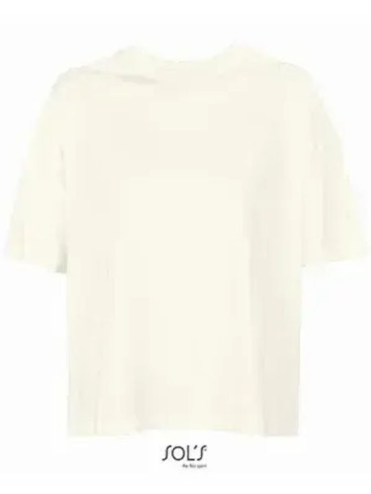 Sol's Boxy Women's Promotional T-Shirt Off-Whit...
