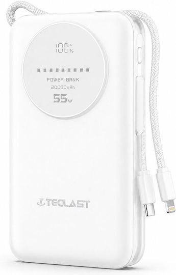Teclast C20 Pro Power Bank 20000mAh 55W Weiß