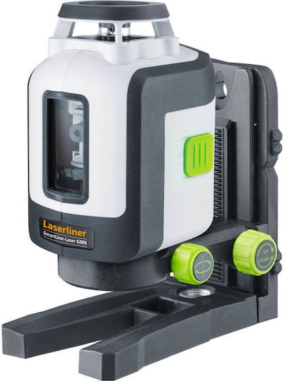 Laserliner G360 Γραμμικό Αλφάδι Laser Πράσινης Δέσμης 1.5V με Εύρος Εργασίας 30m