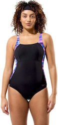 Speedo Lunalustre Costum de baie întreg Negru Speedo Lunalustre Costum de baie întreg Negru