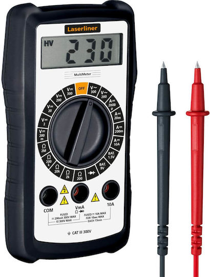 Laserliner Laserliner Digitalmultimeter mit Messung AC DC und Widerstand