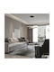 Vivalux Hanging Ceiling Light Black LED with Adjustable White Light 50x47x150cm