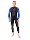 Scorpena Hawaii Jumpsuit Wetsuit Light Blue 3mm