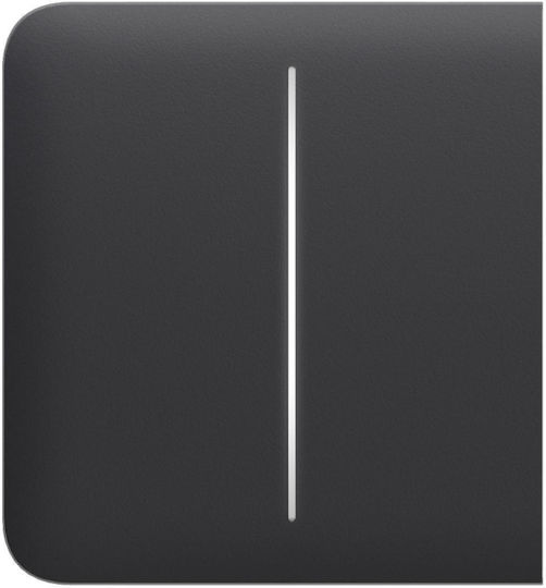 Ajax Side Button 2-gang Graphite Side Front Plate Frame 2 3 4 Or 5 Positions of Wireless Double Light Control Switch Graphite