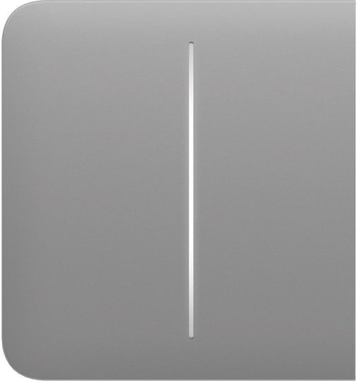 Ajax Side Button 2-gang Fog Side Front Plate Frame 2 3 4 or 5 Position Wireless Double Light Control Switch Grey