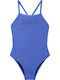 Speedo Endurance+ Logo Thinstrap Детски бански Цял Лилав