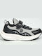 Kids Sports Shoes Running with Laces Grey