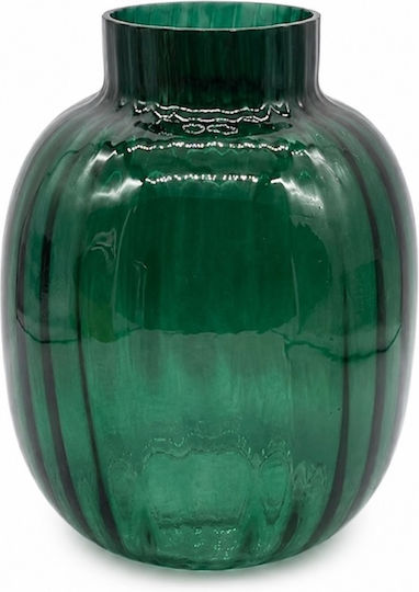 Dekorative Glasvase Grüne F15,5xH20cm